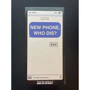 New Phone Who Dis? Adults Party Game - Pre Owned